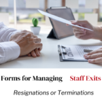 Managing Staff Exits Forms (Resignations or Terminations)