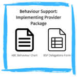 Behaviour Support: Implementing Provider Package